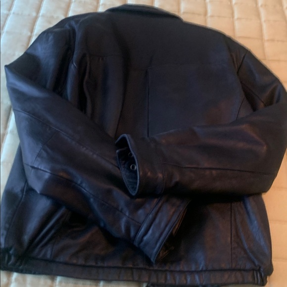 WilsonLeather Thinsulate quilted removable lined leather jacket - Picture 7 of 7